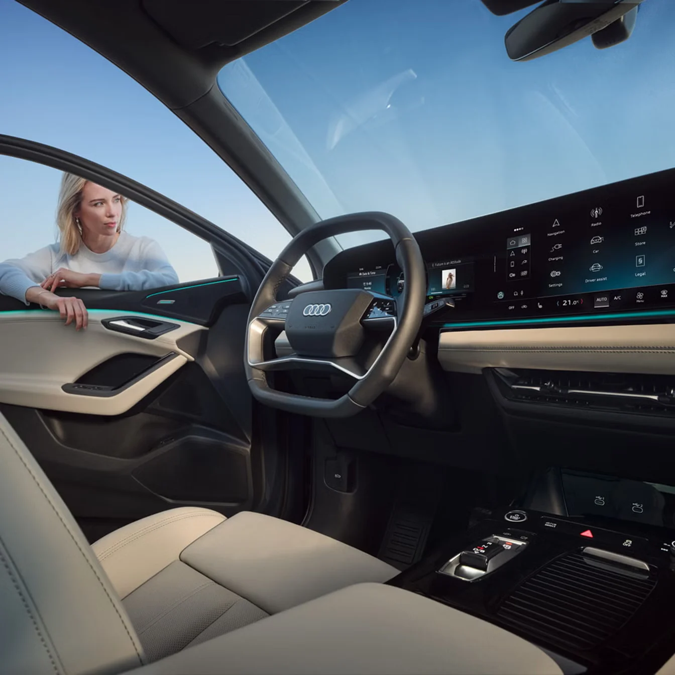 Audi Q6 e-tron 실내 3